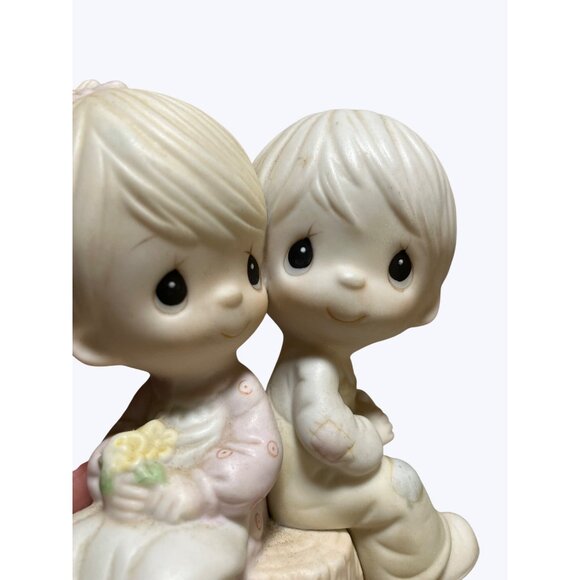 Precious Moments 1978 Jonathan & David Love One Another Figurine Enesco Imports - Picture 14 of 15